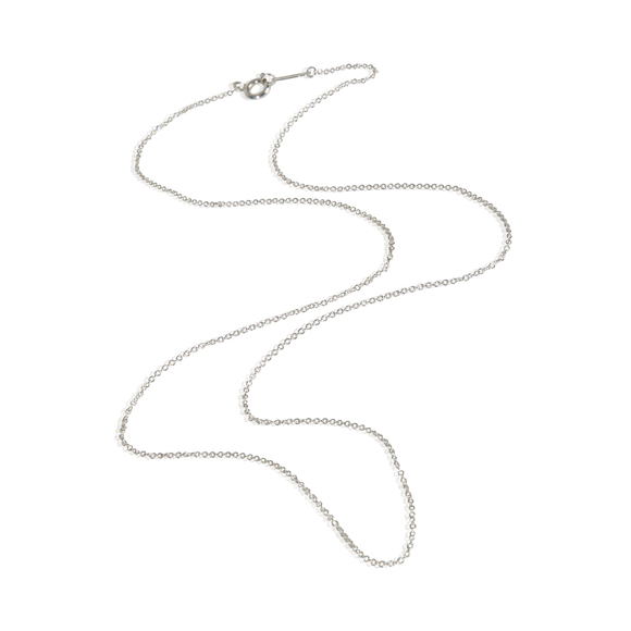 Tiffany & Co. White Gold Cable Chain Necklace - Picture 2 of 3